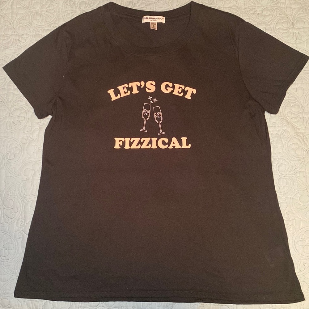 Sub_Urban Riot short sleeve black tee shirt, size L. Worn once.